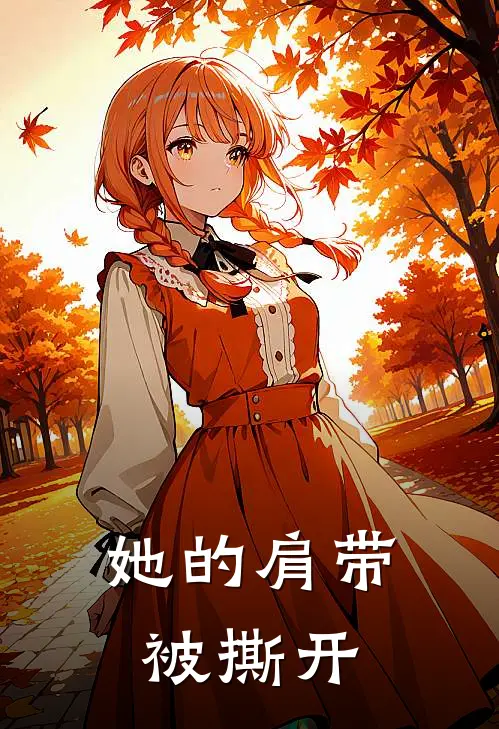 她的肩带被撕开