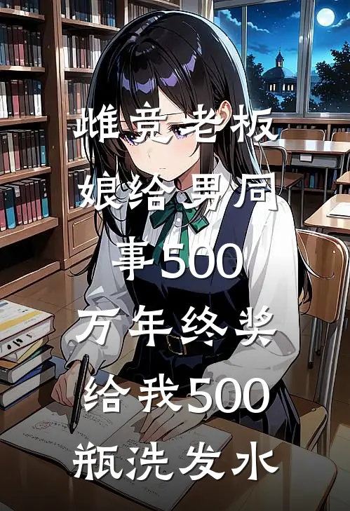 雌竞老板娘给男同事500万年终奖，给我500瓶洗发水宋攸宁赵旭最新更新小说_在线阅读免费小说雌竞老板娘给男同事500万年终奖，给我500瓶洗发水宋攸宁赵旭