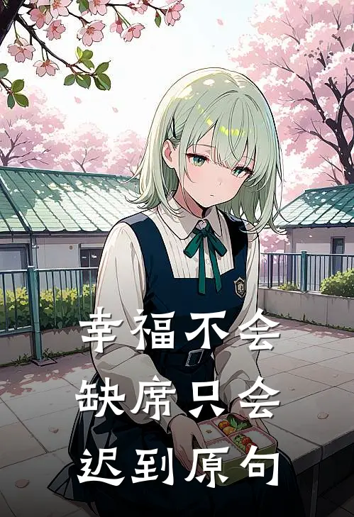 幸福不会缺席只会迟到原句